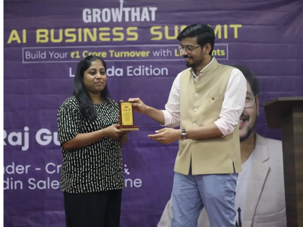 Recognized at the Growthat AI Business Summit