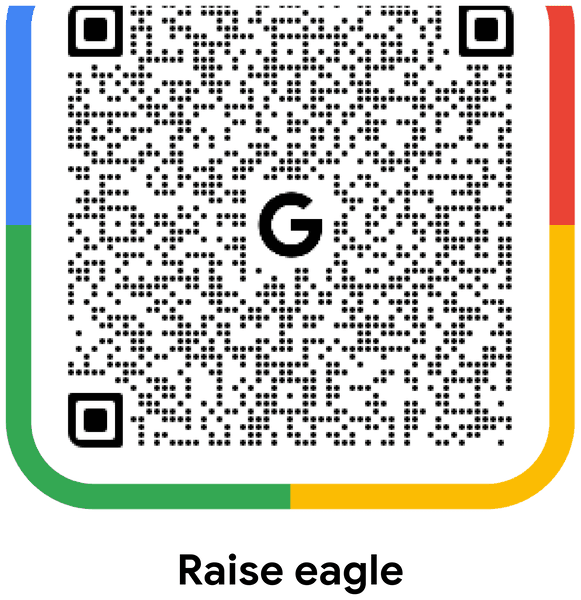 Scan to leave a Google review for Raise Eagle